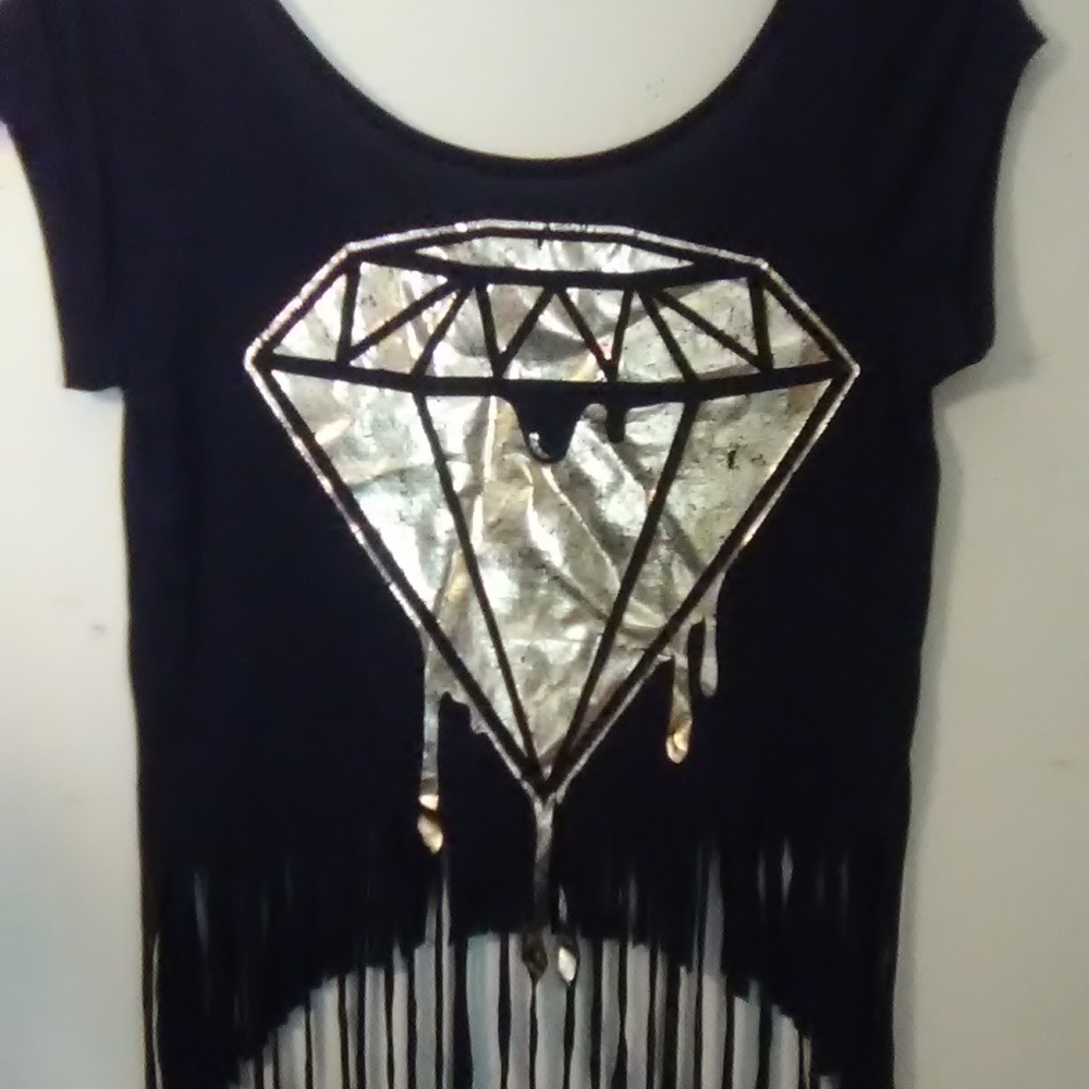 Dripping Diamond Black T-shirt